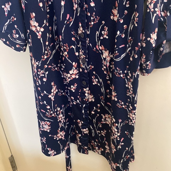 Fortune & Ivy Blue and Pink Floral Dress - Picture 5 of 7